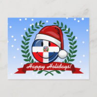 Jolly Dominican Republic Flag Christmas