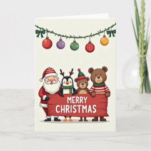 Jolly Elder Christmas Card