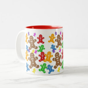 Jolly Gingerbread Men Coffee Mug