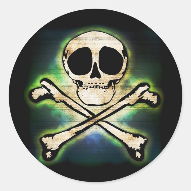 Jolly Glow Classic Round Sticker (Front)