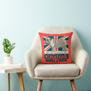 Jolly Good English Bulldog Cushion