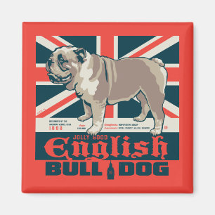 Jolly Good English Bulldog Magnet