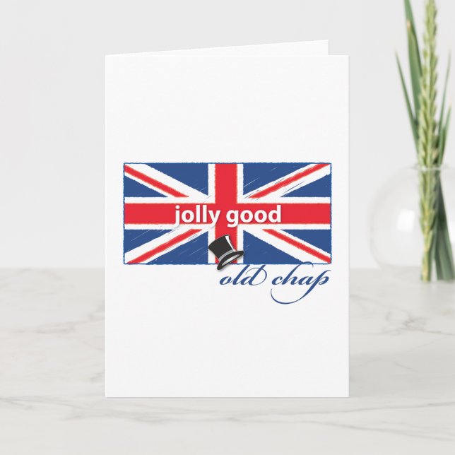Jolly good old chap! holiday card (Front)