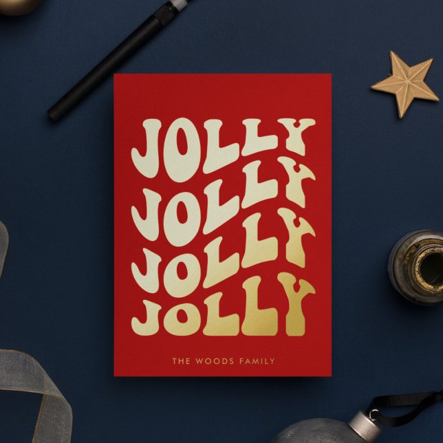 Jolly Groovy Wavy Red Christmas Gold (Creator Uploaded)
