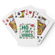 Jolly Ho Ho Ho Christmas Playing Cards Deck