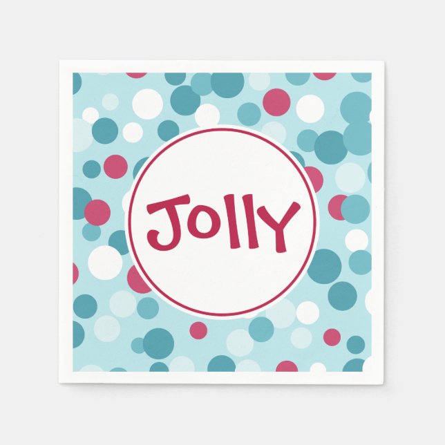 Jolly Holiday Napkins (Front)