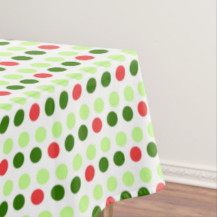 Jolly Holiday Polka Dots Tablecloth