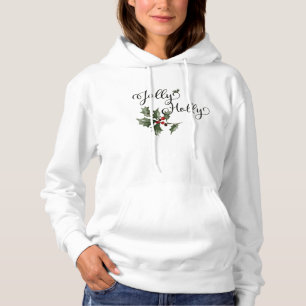 Jolly Holly Christmas Hoodie
