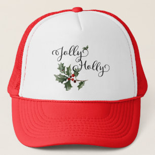 Jolly Holly Trucker Hat