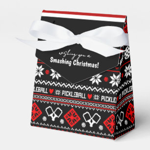 Jolly Jingle Pickleball Favour Box