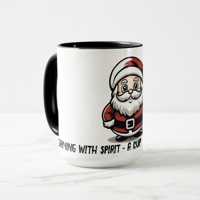 Jolly Jingles: Santa's Cheer Mug (Front Left)