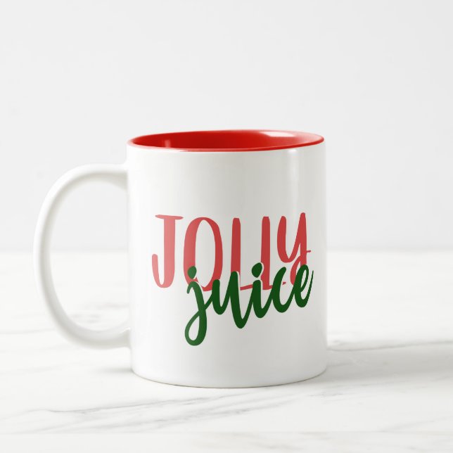 Jolly Juice Funny Christmas Mug (Left)
