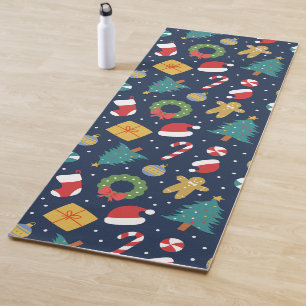 Jolly Jumble Holiday Yoga Mat