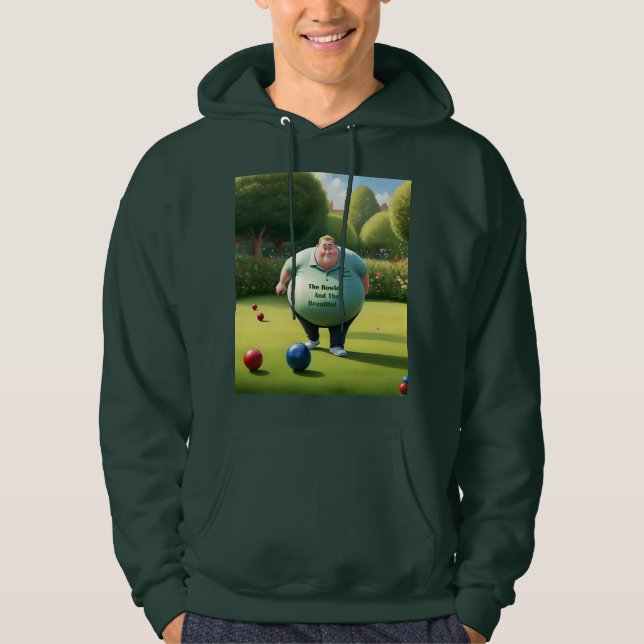 Jolly Lawn Bowler Man, Hoodie (Front)