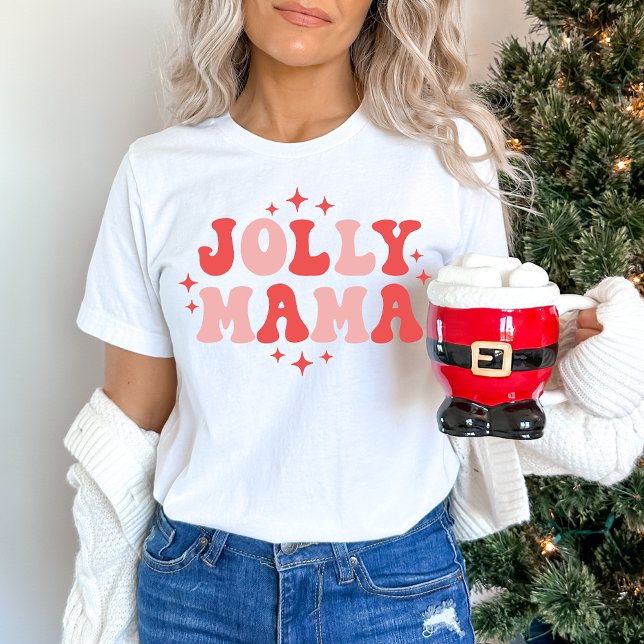 Jolly Mama Holiday Christmas T-Shirt (Creator Uploaded)