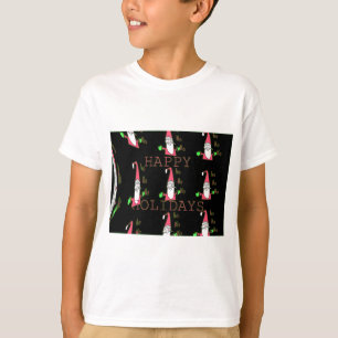 Jolly Mouse Santa: A Fun Holiday Illustration. T-Shirt