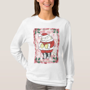Jolly Mr. Santa Cat T-Shirt