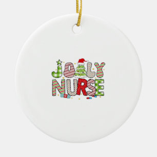 Jolly Nurse, Halloween Classic T-Shirt Ceramic Tree Decoration