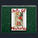 Jolly Ol' St. Nicholas Christmas All Year Calendar<br><div class="desc">Enjoy Santa Claus all year long! Whether you refer to him as Santa Claus, St Nicholas, Father Christmas, or the jolly old man in the red suit, these images are sure to bring the Christmas spirit and joy all year long. In addition to Christmas, consider giving a calendar as a...</div>