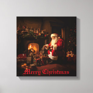 Jolly Old Saint Nick Canvas Print