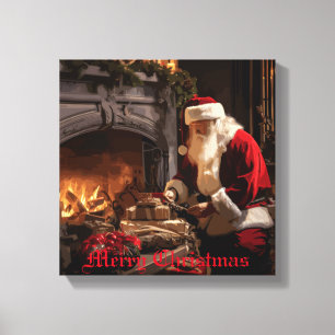 Jolly Old Saint Nick Canvas Print