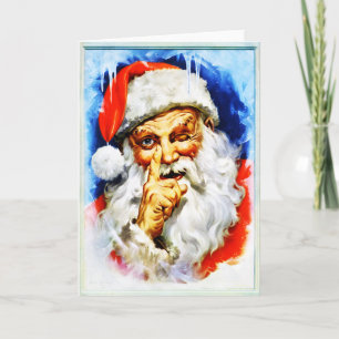 Jolly Old Saint Nick Holiday Card