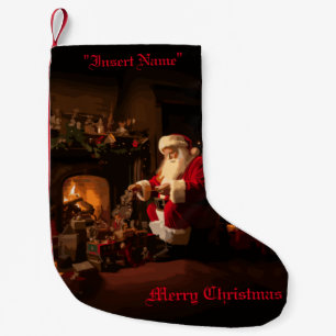 Jolly Old Saint Nick Small Christmas Stocking