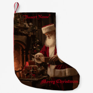 Jolly Old Saint Nick Small Christmas Stocking