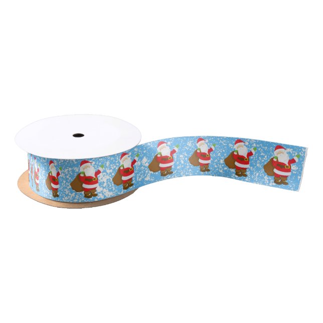Jolly Ole Saint Nicholas Satin Ribbon (Spool)