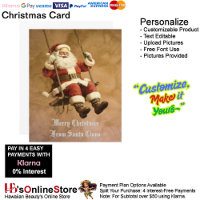 Jolly Playful Christmas Santa Clause Swing 11