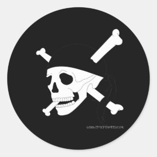 Jolly Roger #1 Classic Round Sticker