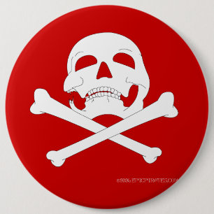 Jolly-Roger #4  6 Cm Round Badge