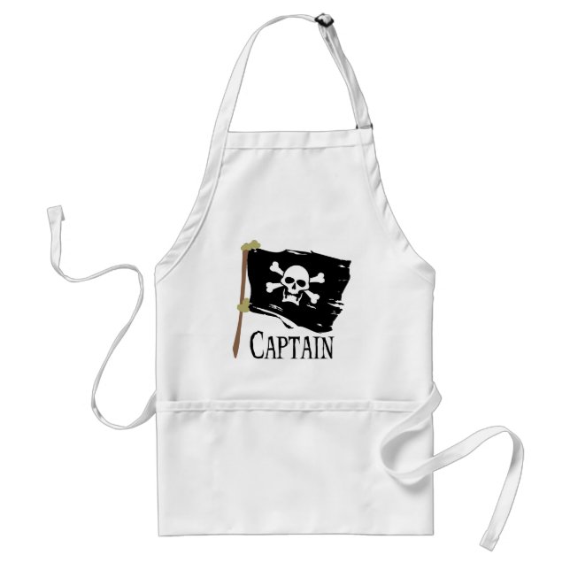 Jolly Roger Captain Standard Apron (Front)