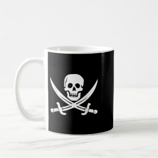 Jolly Roger Crossbones Skull Pirate Flag Skeleton Coffee Mug