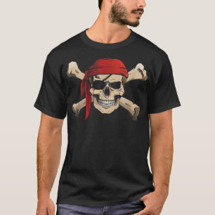Jolly Roger Funny Pirate Halloween Costume 5755 T-Shirt