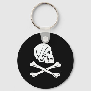 Jolly Roger Henry Every Pirate Flag  Key Ring