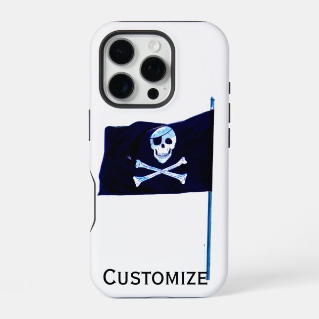 jolly roger iPhone case (Back)