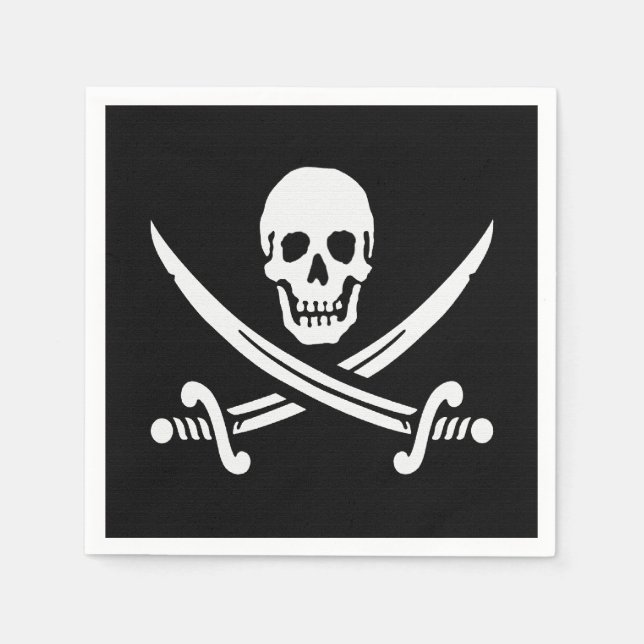 Jolly Roger Napkin (Front)