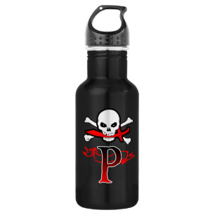 Jolly Roger P Monogram Initial 532 Ml Water Bottle