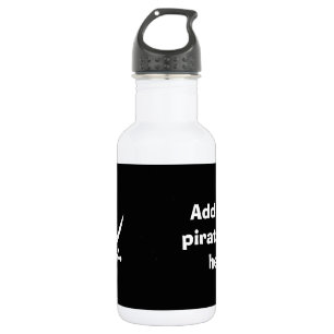 Jolly roger pirate flag 532 ml water bottle