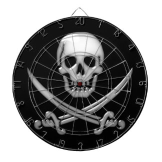 Jolly Roger Pirate Skull Dartboard