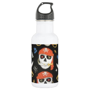 Jolly Roger Pirate Skulls 532 Ml Water Bottle