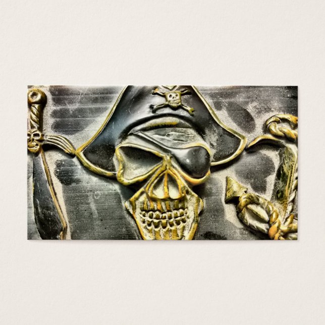 Jolly Roger Pirate Treasure Chest (Front)
