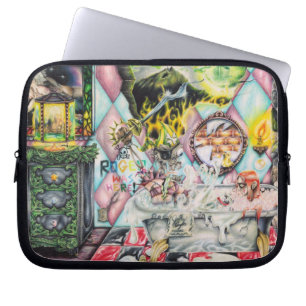 Jolly Roger the Ghost Pirate - Artwork Laptop Sleeve