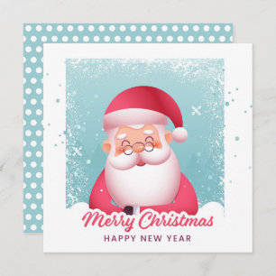 Jolly Saint Nick Santa Claus  Christmas Card