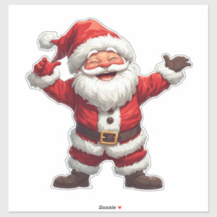 Jolly Santa Christmas Holiday Decor Festive Fans