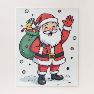 Jolly Santa Christmas Puzzle – Festive Holiday Fun