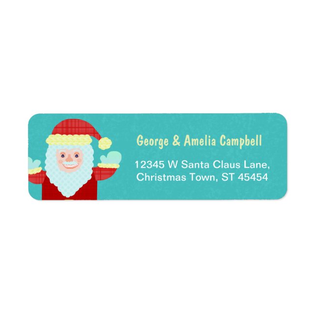 Jolly Santa Claus Christmas Cartoon Cute (Front)