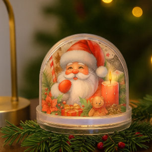 Jolly Santa Claus Christmas  Snowglobe