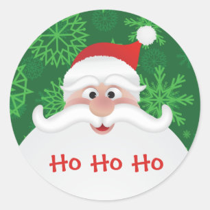 Jolly Santa Claus Large Sticker